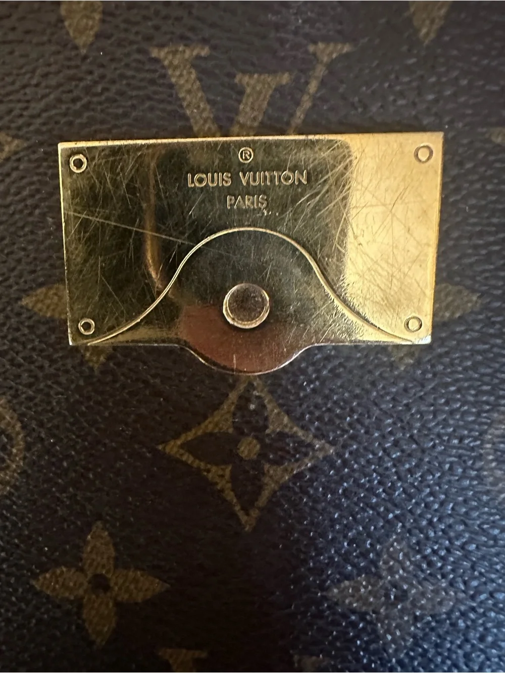 Louis Vuitton Cluny Top Handle Bag Monogram Canvas BB Pink Fuchsia Strap Auth.